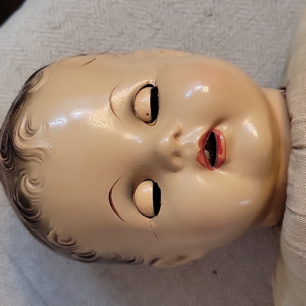 1920's MAMA CRIER 22" COMPOSITION DOLL - Picture 7 of 13